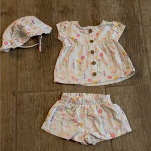 Baby girls 3pc set 3-6month